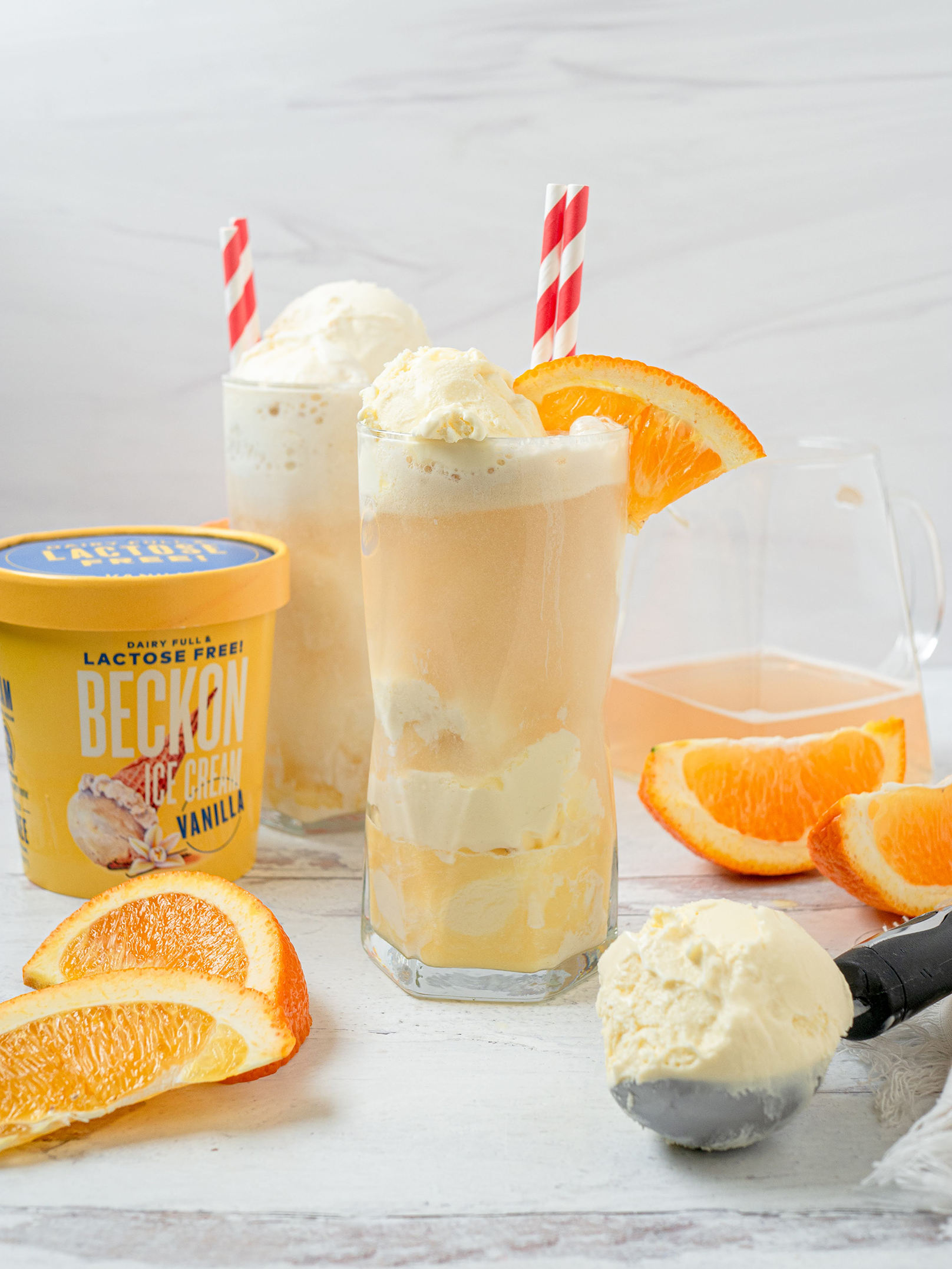 Easy Orange Creamsicle Ice Cream Float Recipe