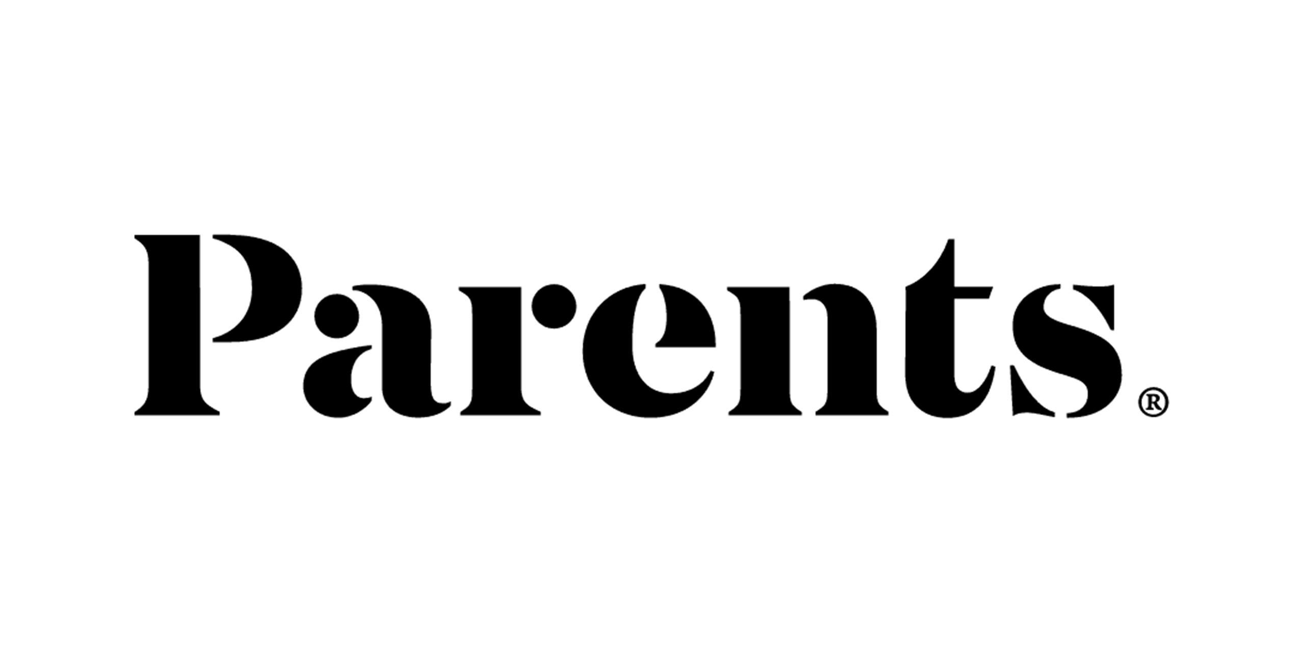 black and white parents logo